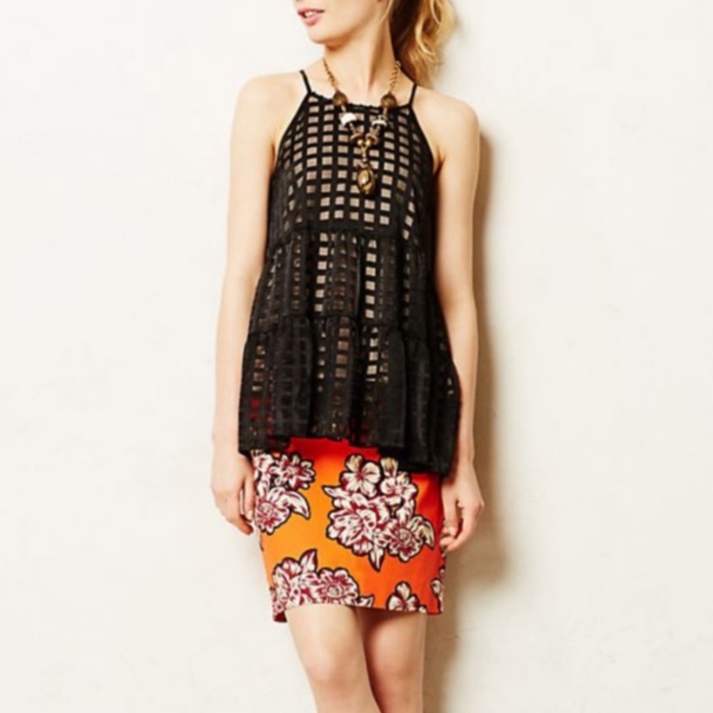 HD In Paris Anthropologie Swingpane Blouse